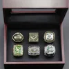 6pcs/set New Creative Champion ring Set souvenir Gift for Friends Ring rugby football Gift Fan souvenir ring 1
