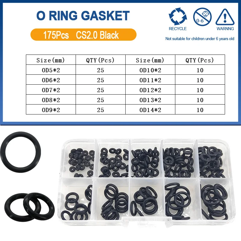 High Temperature Silicone O-Ring Seal Washer