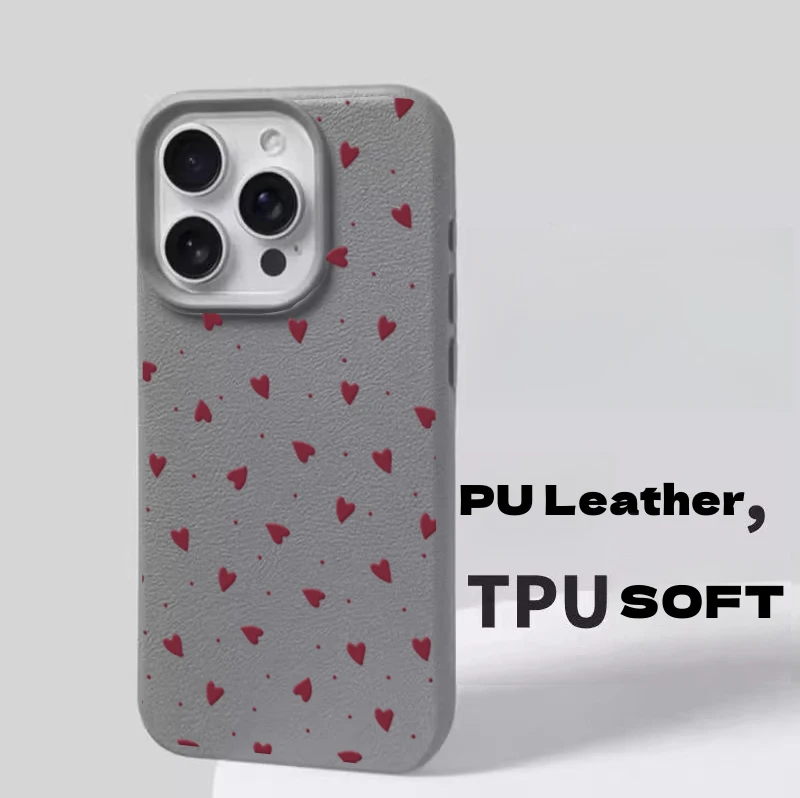 Love Heart Protective Phone Case - Stylish and Durable Cover