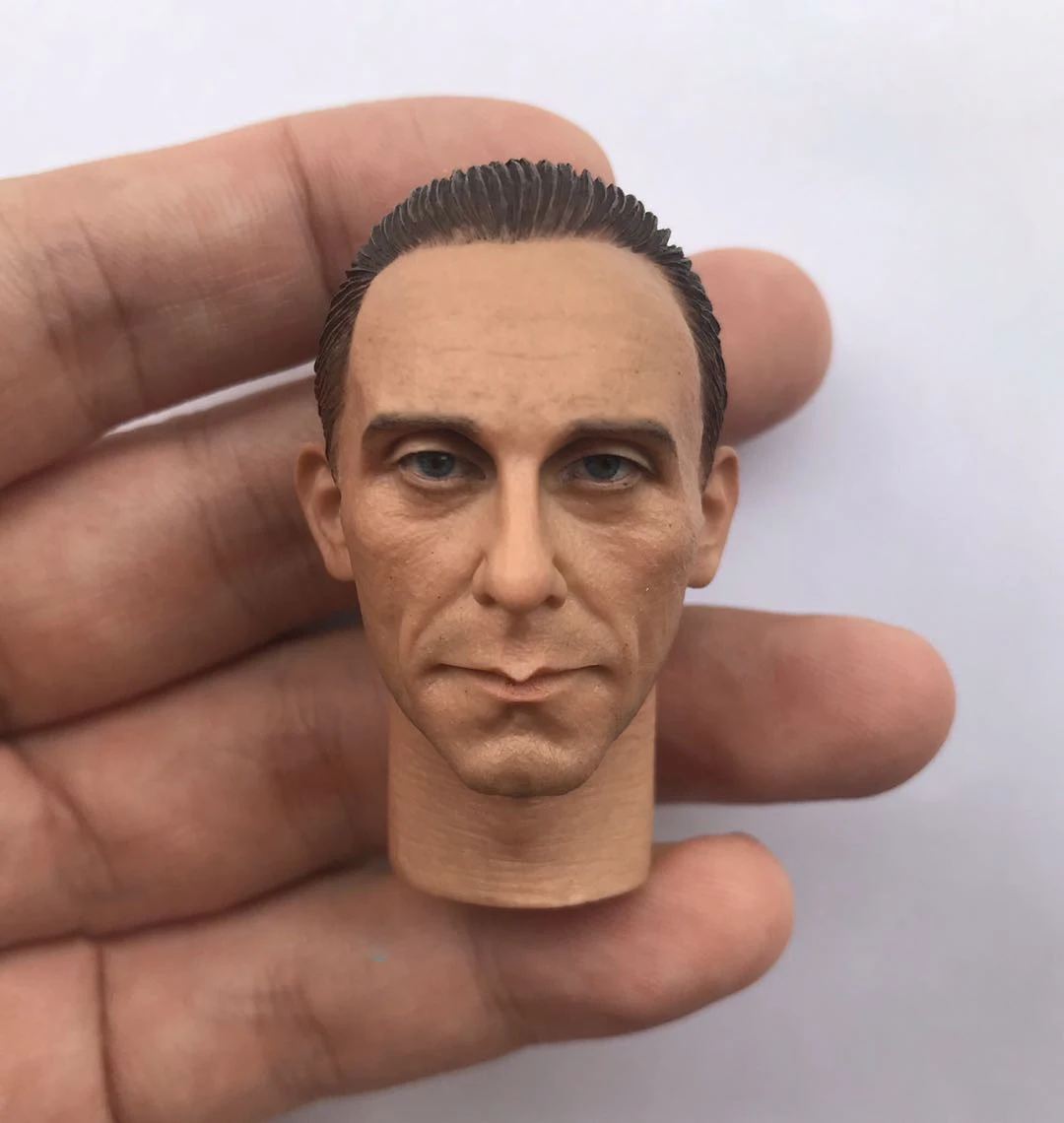 

1/6 WWII Head Sculpture Joseph Soldier Head Carving Model Fits 12in DID Male Action Figure Body