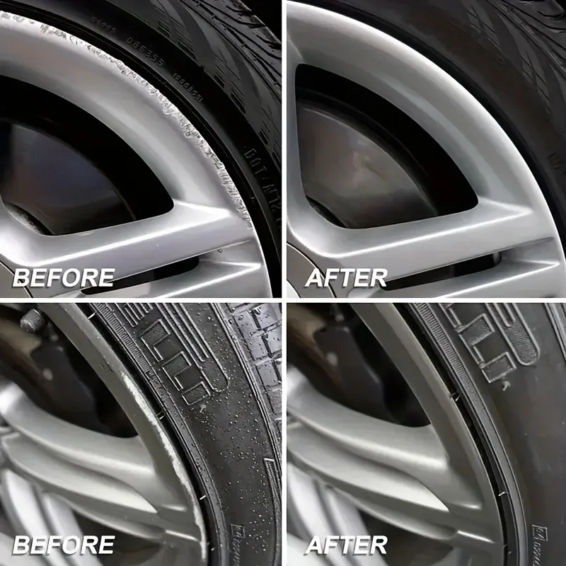 Universal Wheel Rim Repair Kit-Alloy Scratch Remover, Quick Edge Damage Fix, Enhanced Vehicle Maintenance, Plastic Material