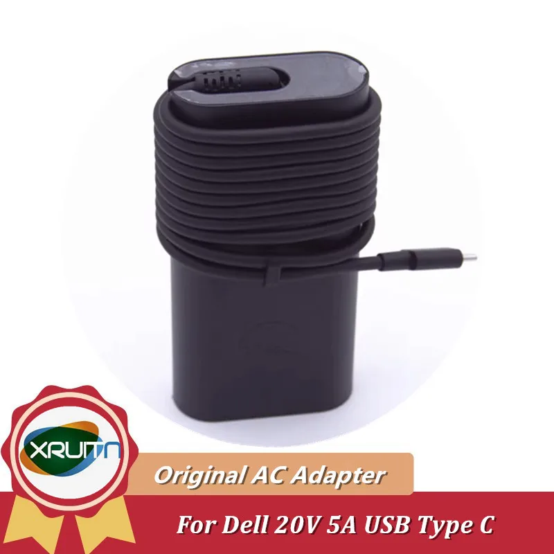 Originale La100Pm220 017P6N 20V 5A 100W Tipo C Caricatore Adattatore Per Laptop Usb-C Per Dell Precision 3580 3581 5480 3480 Alimentatore