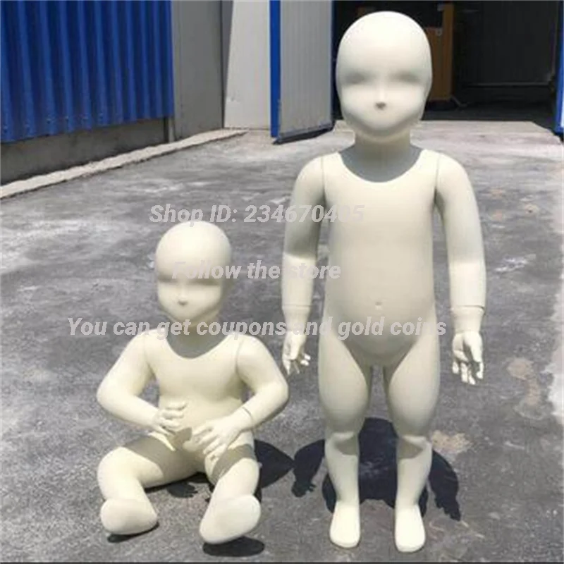 Height 125-146cm Children Mannequin with Hand and Legs Bending Window  Display Stand Mannequin Full Body