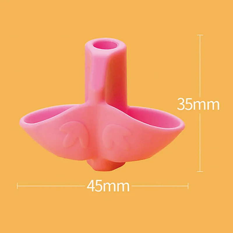 Pen Holder Pen And Brush Holder 1Pc Children Pencil Holder Correction Writing Hold Pen Grip Posture Tool Silicone writing posturecorrector Stationery 2530