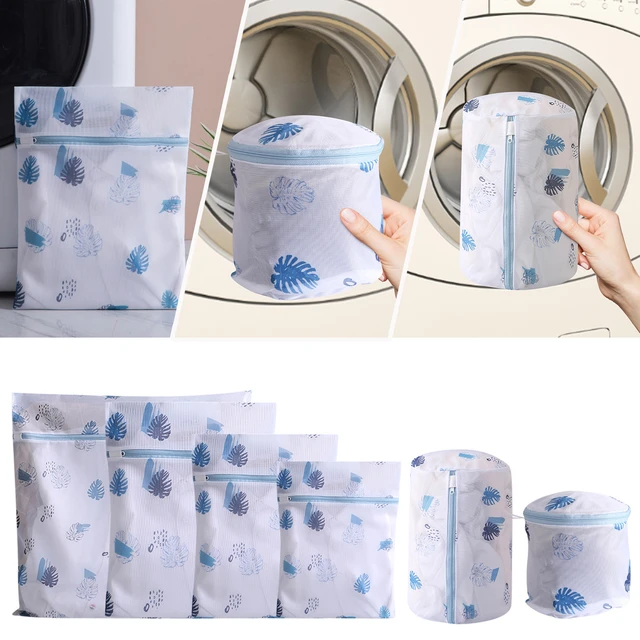 Zipper Mesh Wash Bags Household Washing Machine Bag For Laundry Underwear  Bra Socks Dirty Clothes Organizer Laundry Basket - AliExpress