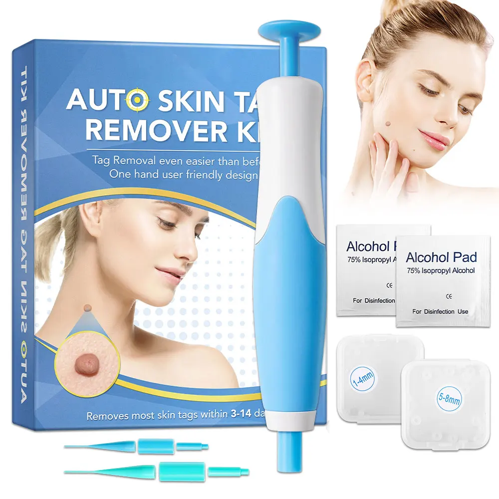 Auto Micro Skin Tag Remover Device 2 in 1 For Adult Mole Wart Remover