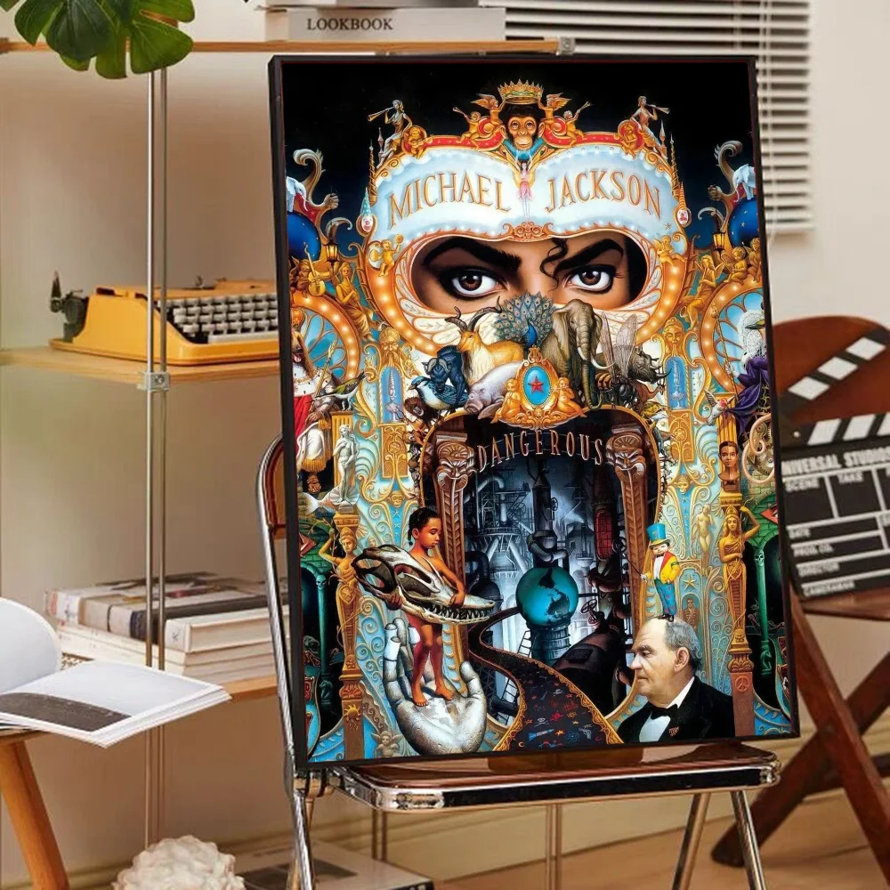 Michael Jackson Movie Sticky Posters Vintage Room Home Bar Cafe Decor Room Wall Decor vintage posters poster prints movie poster