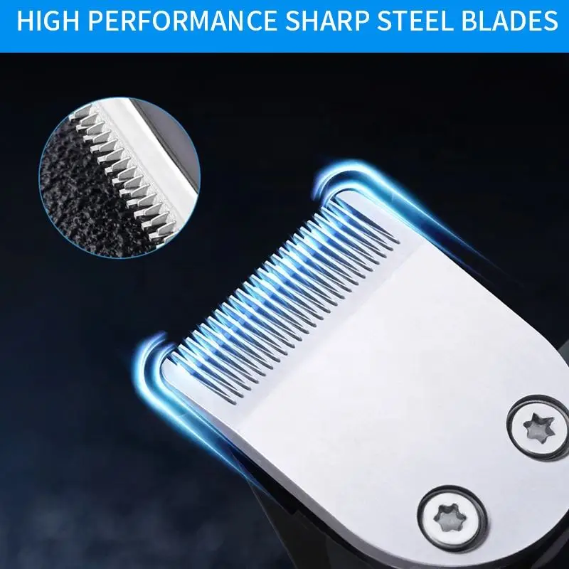 WAIKIL New Men's Barber Professional Electric Barber Silent High Power USB Charging Cordless Hair Trimmer Styling Tool 2