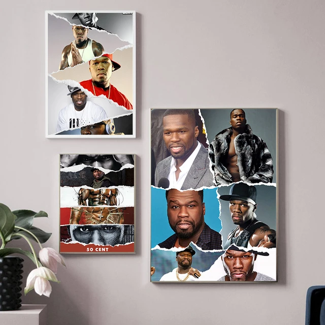 50 Cent Hip Hop Rapper Musician Famous Print Wall Art Home Decor - POSTER  20x30