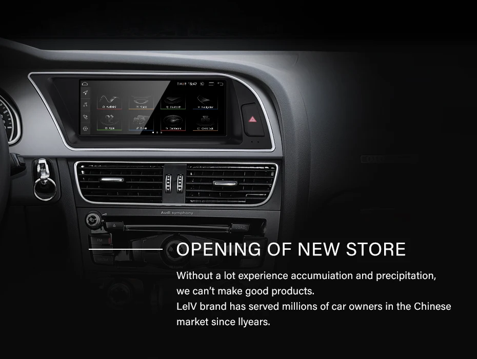 STWE New UI 8.8" Android13 Wireless AUTO Carplay For AUDI A5 2011 2016 Car Video