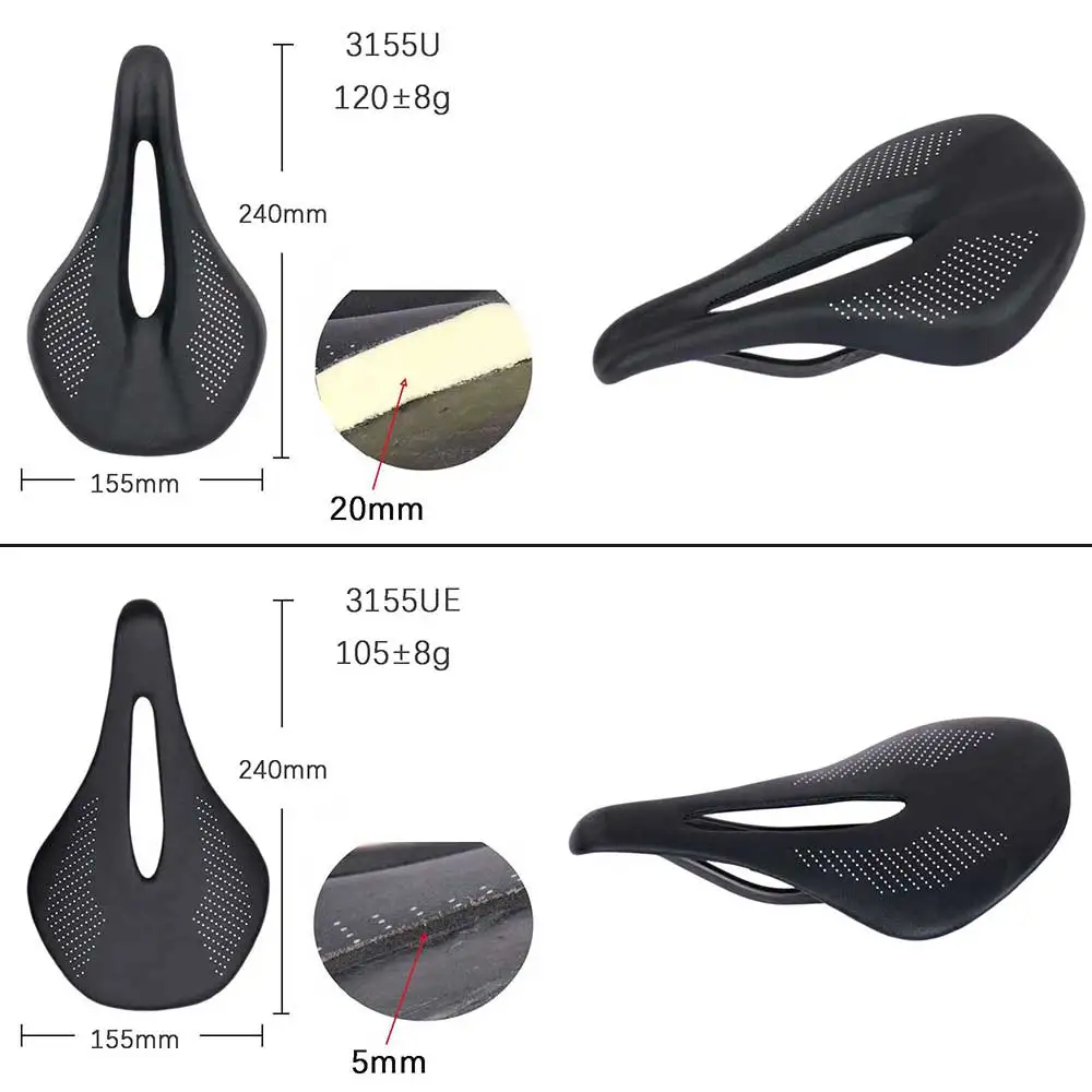 ElitaOne Ultralight Carbon Bike Saddle 5