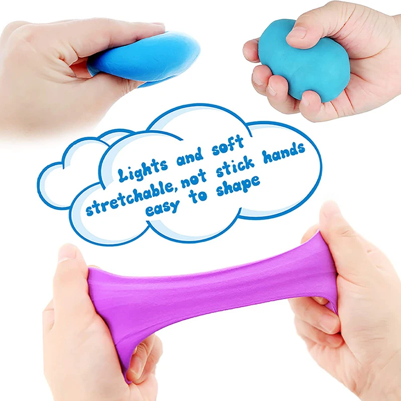Air Dry Plasticine Modeling Clay Educational 5D Toy For Children Gift Play Dough 36 Colors Light Playdough Slimes Kids Polymer 3