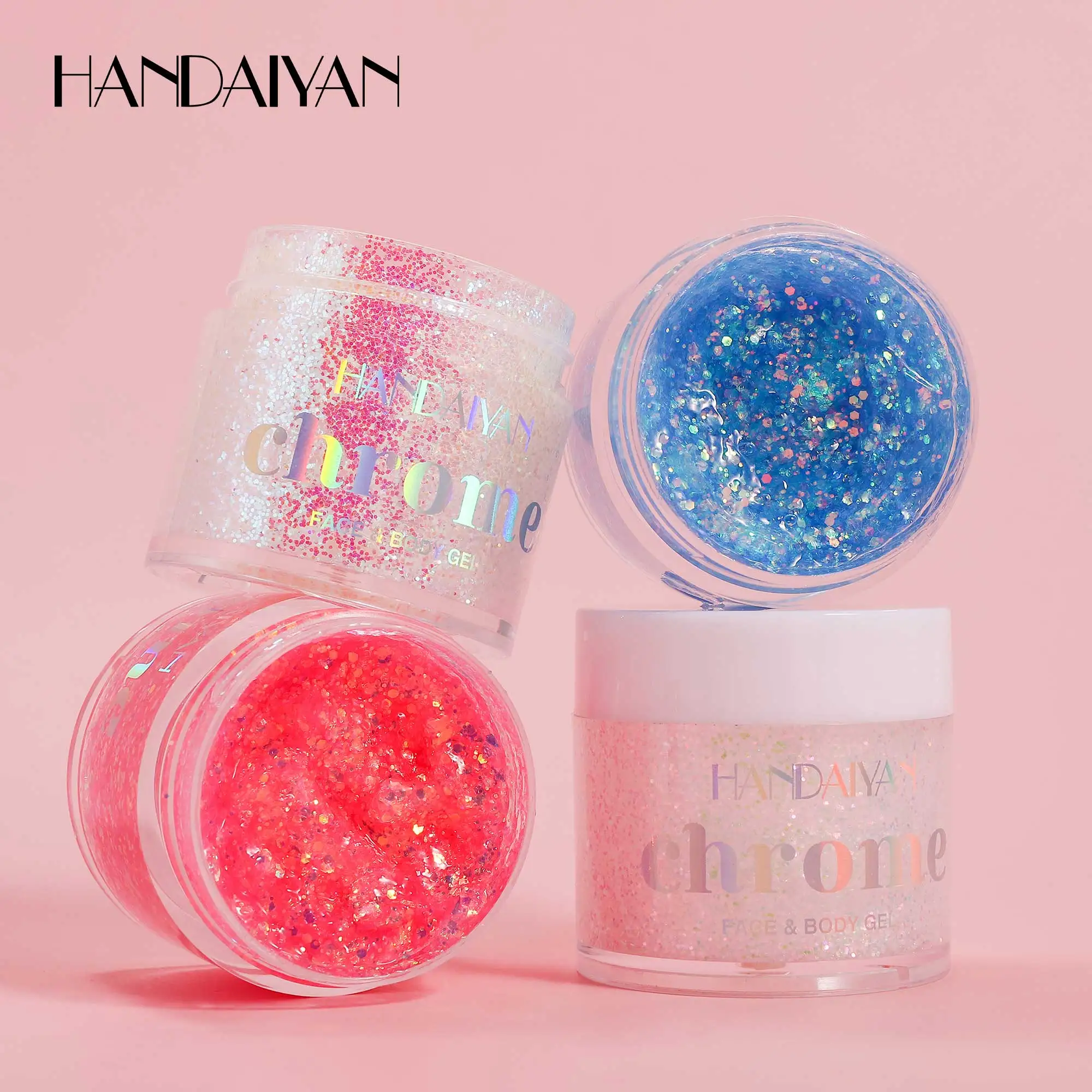Body Glitter Gel Mermaid Thick Fine Glitter Gel for Facial Hair Body For Music Festival Concert Christmas Party Accessories 6
