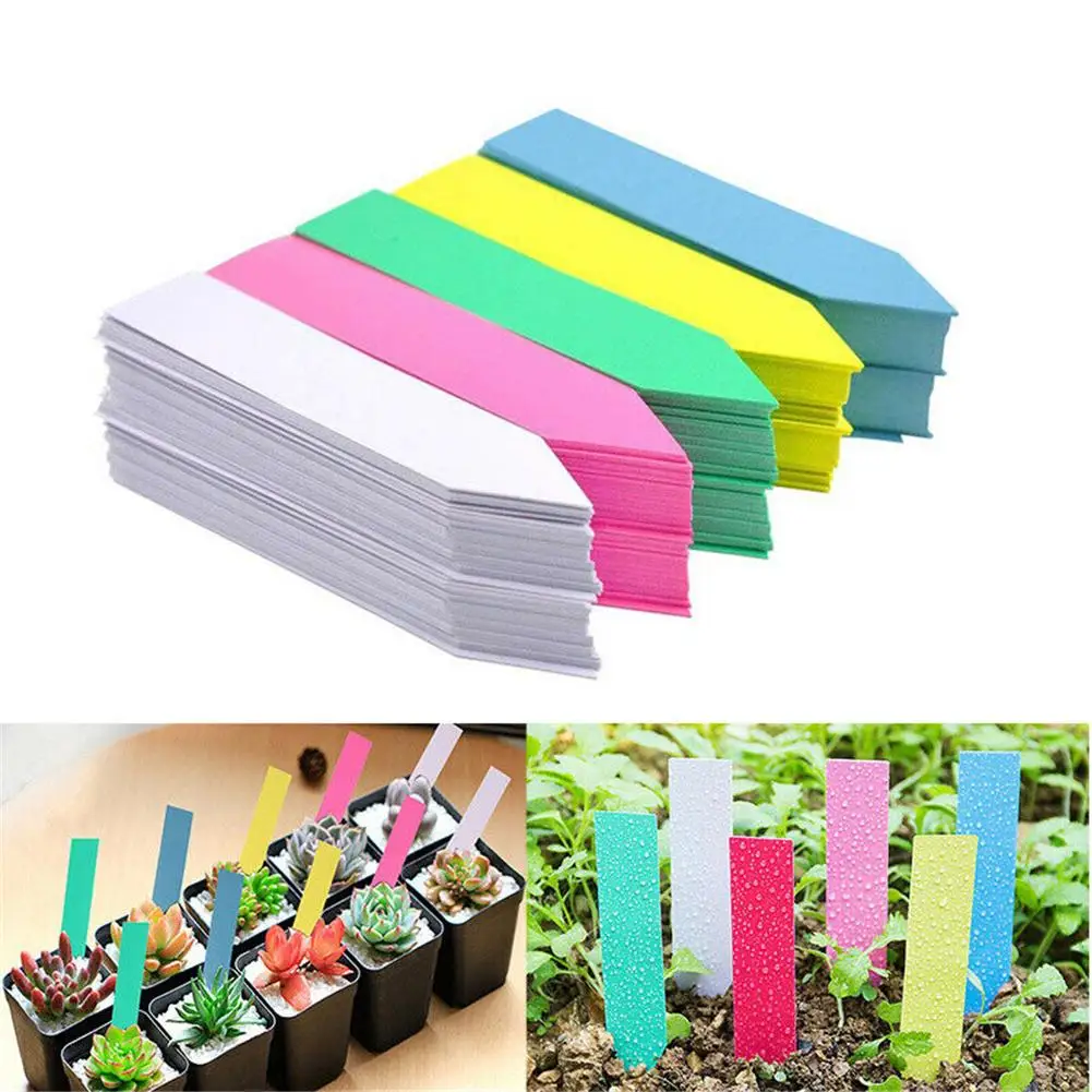 100Pcs Waterproof PVC Plant Tags Garden Plant Labels Nursery Markers