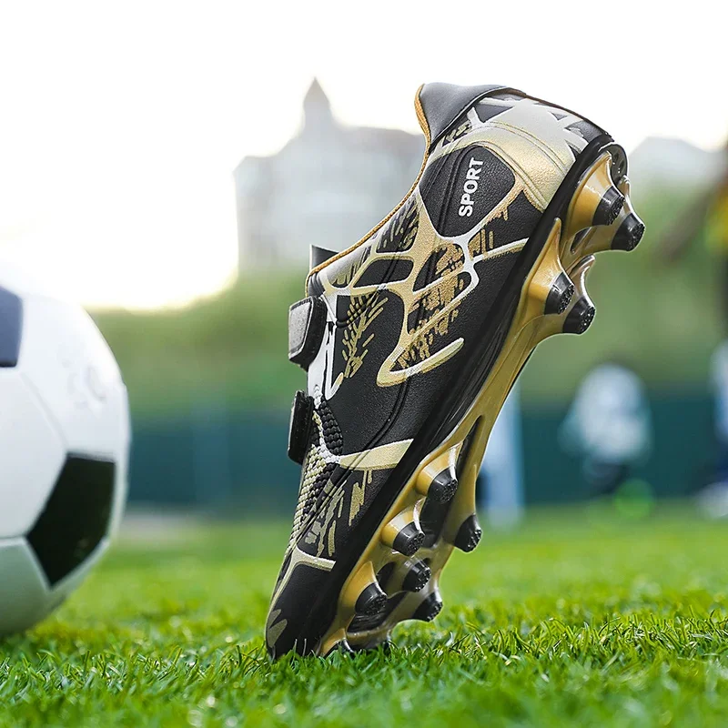 Kids Soccer Shoes FG/TF Football Boots 28-38 for Grass Training Outdoor Futsal