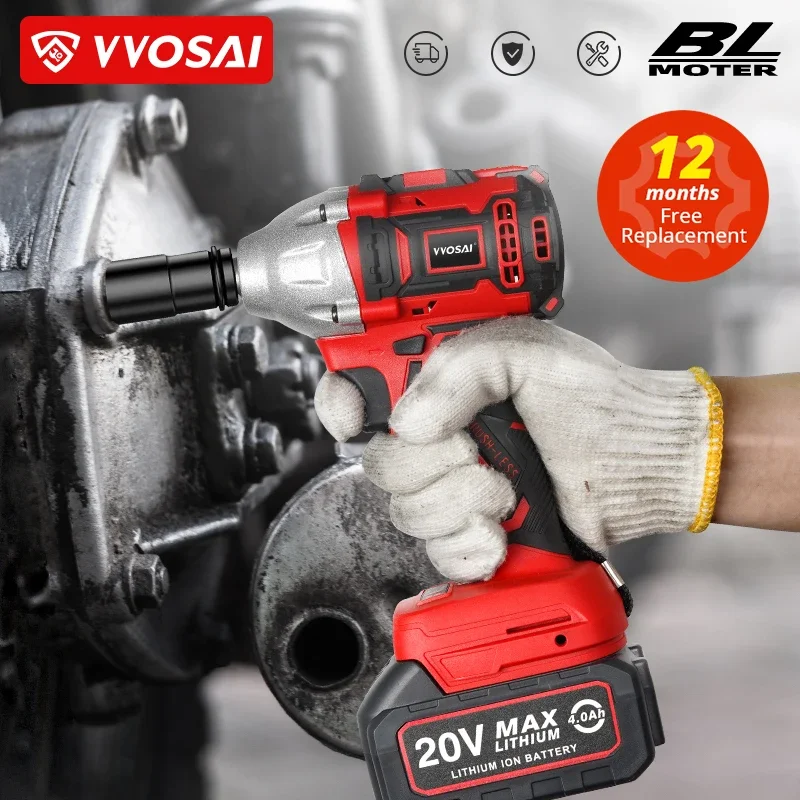 20V充電式インパクトレンチ 4 0ahリチウム電池2つ