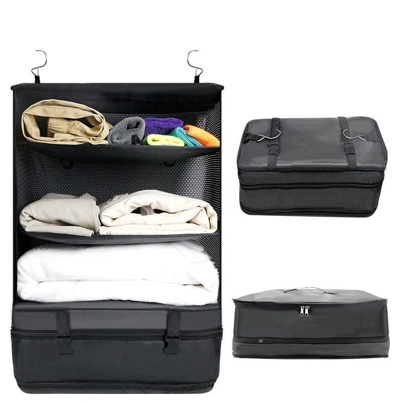 3 In 1 Travel Clothes Storage Hanging Bag