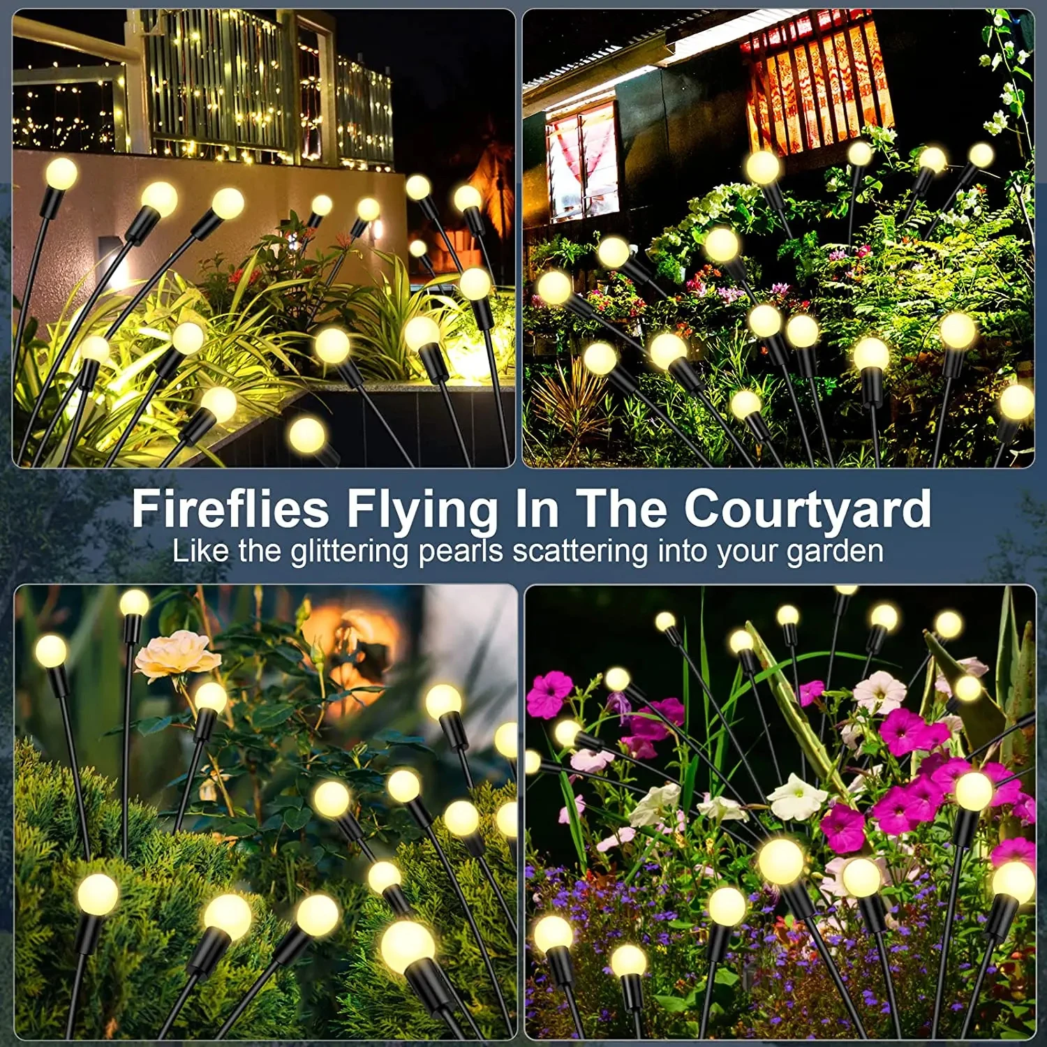 Upgraded Solar Firefly Garden Lights – Waterproof Outdoor Decor 3