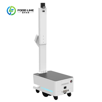Robot AMR personalizzato da 100 kg con navigazione laser per il trasferimento di materiali in magazzino e automazione e sistema di fabbrica