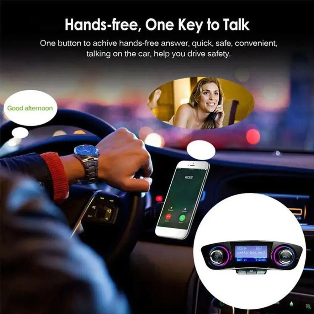 

Car Hands-free BT06 Car Bluetooth Mp3 Player Multi-function Car Tools Car Bluetooth Car Accessories Mp3 Multi-language With I8W2