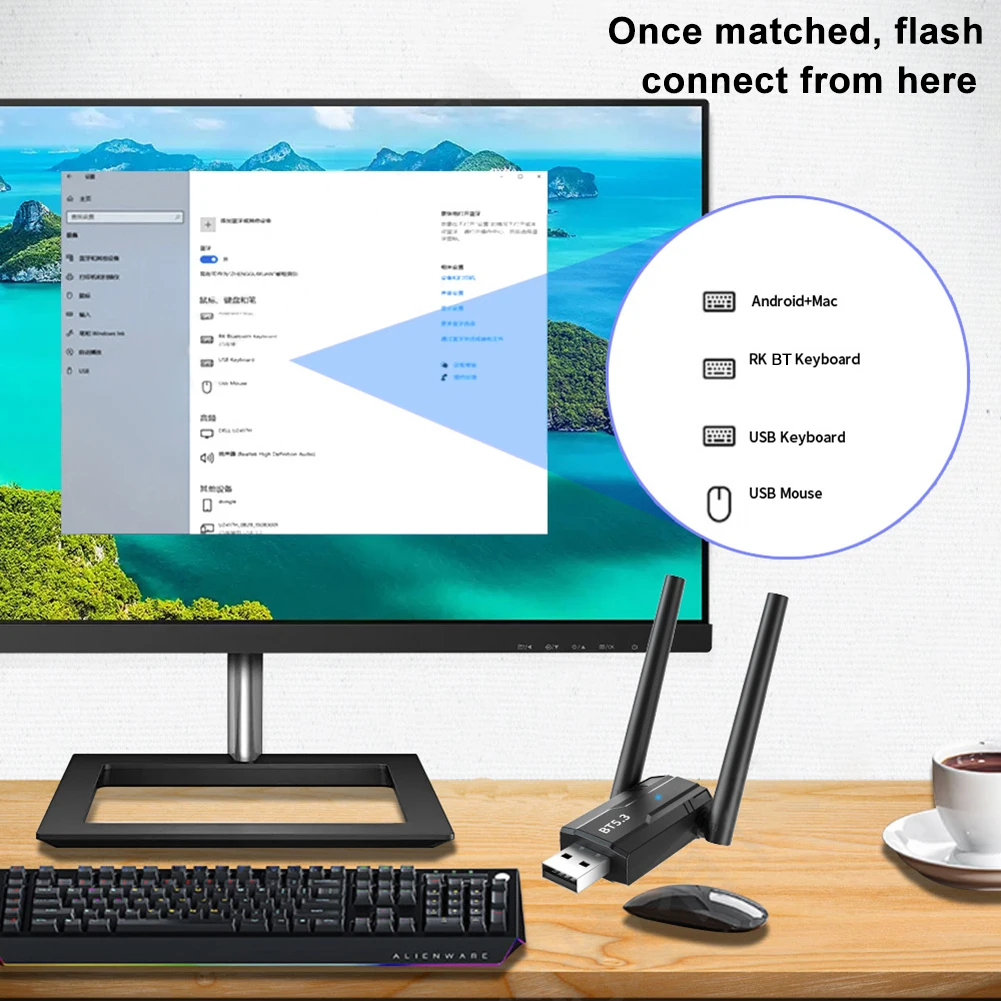 150M USB Bluetooth 5.3 Adapter 20m Bluetooth Dongle for PC Speaker Wireless Mouse Keyboard Music Audio Receiver Transmitter bluetooth adapter,bluetooth audio receiver,bluetooth transceiver adapter,audio adapter,bluetooth aux adaptor,wireless usb adapter