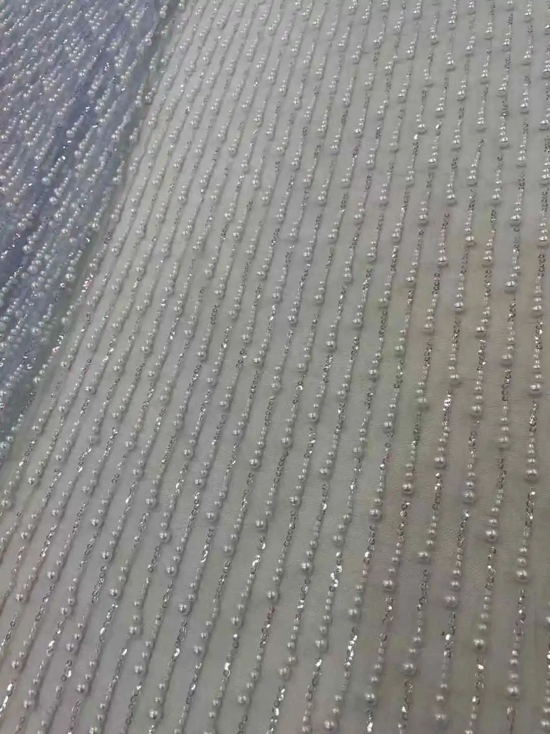 African Sequins Beads Lace Fabric High Quality Lace Material French Nigerian Fabrics Women Party Sewing