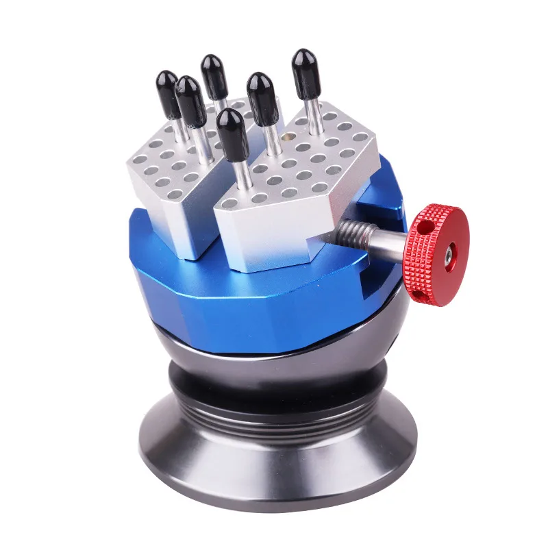 Universal spherical table vise 360 Degrees Free rotation Model clamping tool table For Model Minature Craft Tools 6