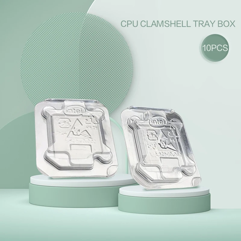 CPU Clamshell Tray Box 10pcs For AMD 754 905 938 939 AM2 AM3 FM1 FM2 cpu tray box