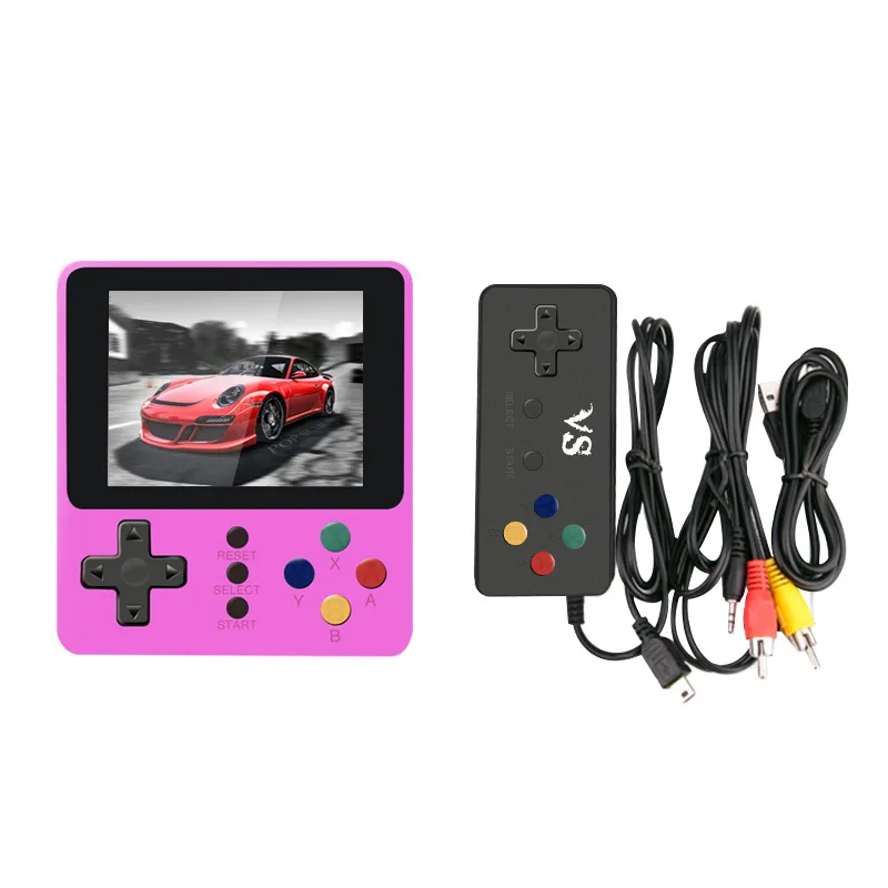 500 In 1 Mini Fc Retro Retro Classic Game Console 3 Inch LCD Video Game Handheld Handheld Game Console 
