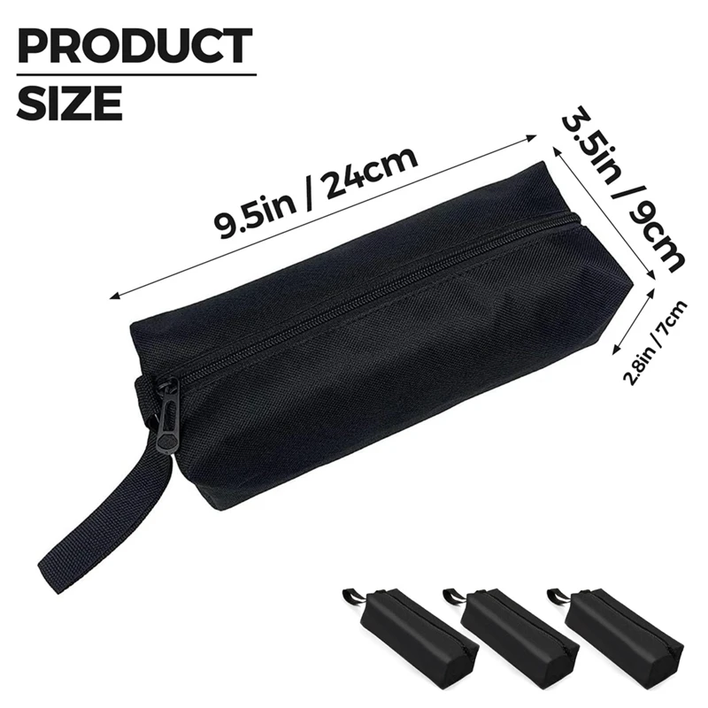 Smart-Small Tool Bag Multi-Purpose Tool Pouch Bags Flat Bottom Zipper Bag Waterproof Oxford Canvas