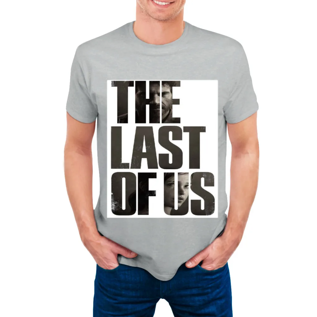 thumbnail image 1 of Camiseta The Last Of Us para hombre, camisetas de algodón de verano, camisetas de colores lisos, camisetas de cuello redondo, ropa para hombre, 1 of 5