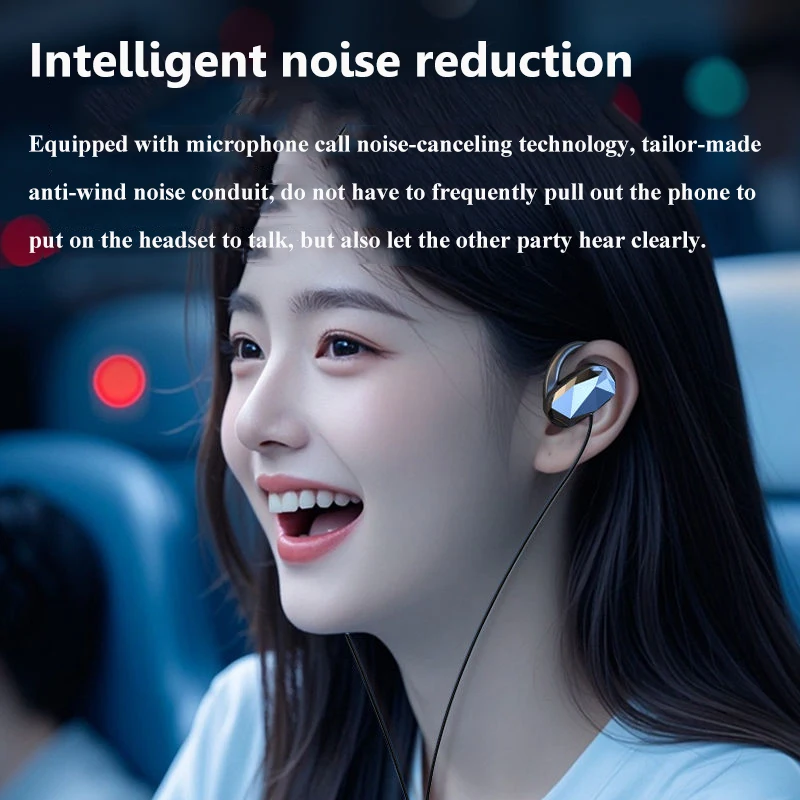 3.5mm Wired Open Ear Headphones Hifi Stereo Air Conduction Earphones Type-C/USB Plug Gaming Headset with Noise Reduction MIC