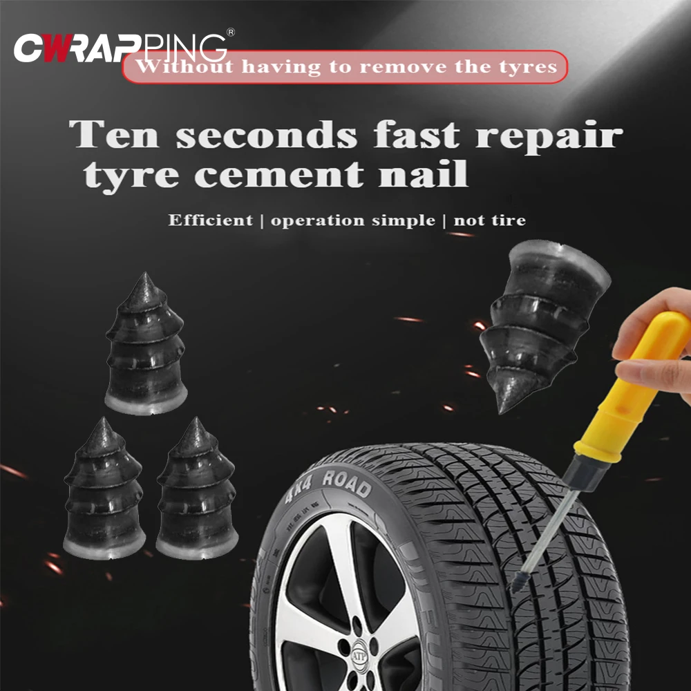 Car Vacuum Tyre Repair Nail 70pcs Motorcycle Truck Scooter Bike Tire Puncture Repair Tubeless Tools for Car Tire Tools tire repair kit