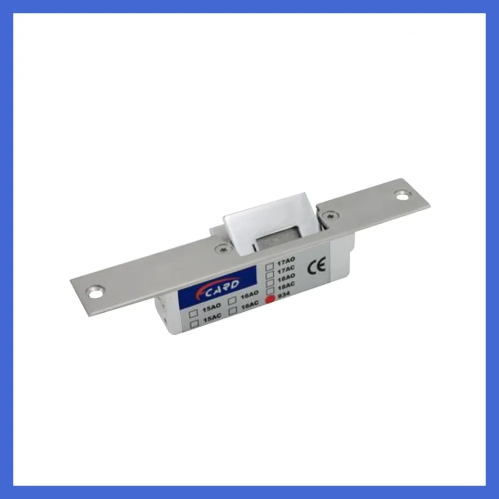 FCL-934 Electric strikes Lock holding force 1800Kg wide designed for frameless glass doors power on to lock door access controller