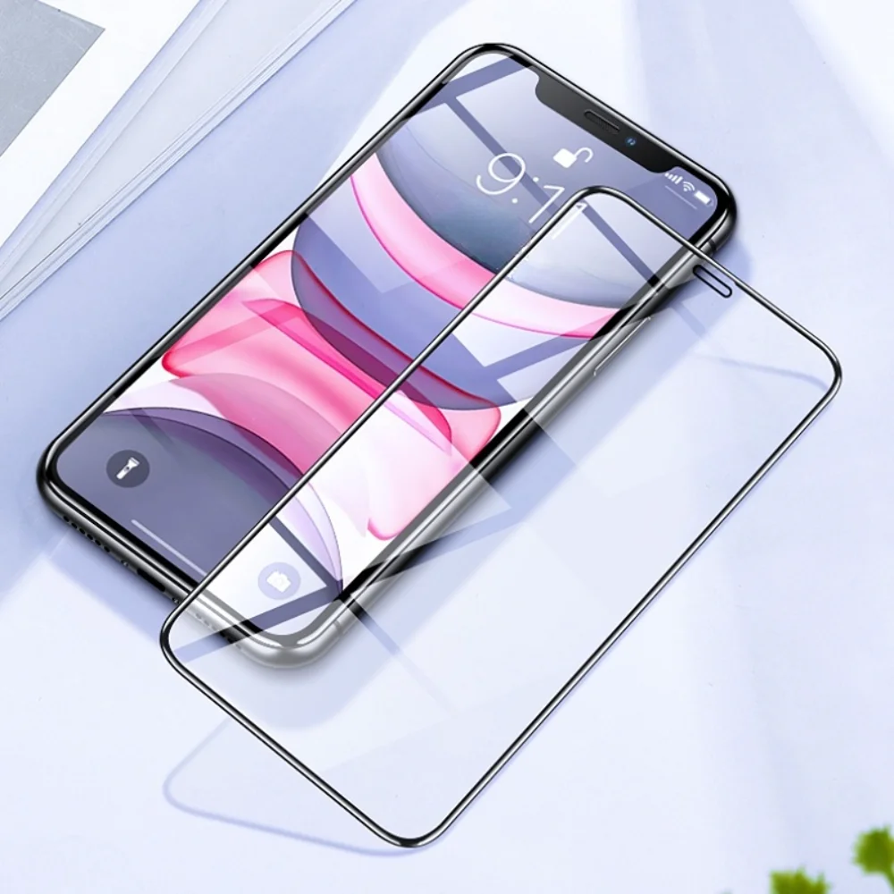 

Защитная пленка 9D для экрана с полным покрытием для IPhone 14 13 Pro Max 14 Plus 12 Mini 11 XS Max XR X, защитная пленка из закаленного стекла