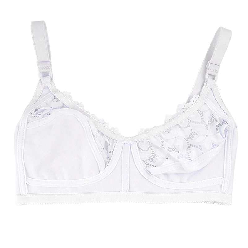 Sexy Lace Bra For Women Thin Breathable Bras Wireless Soft Underwear Comfortable Lingerie Big Size 46D 36D Cup 6