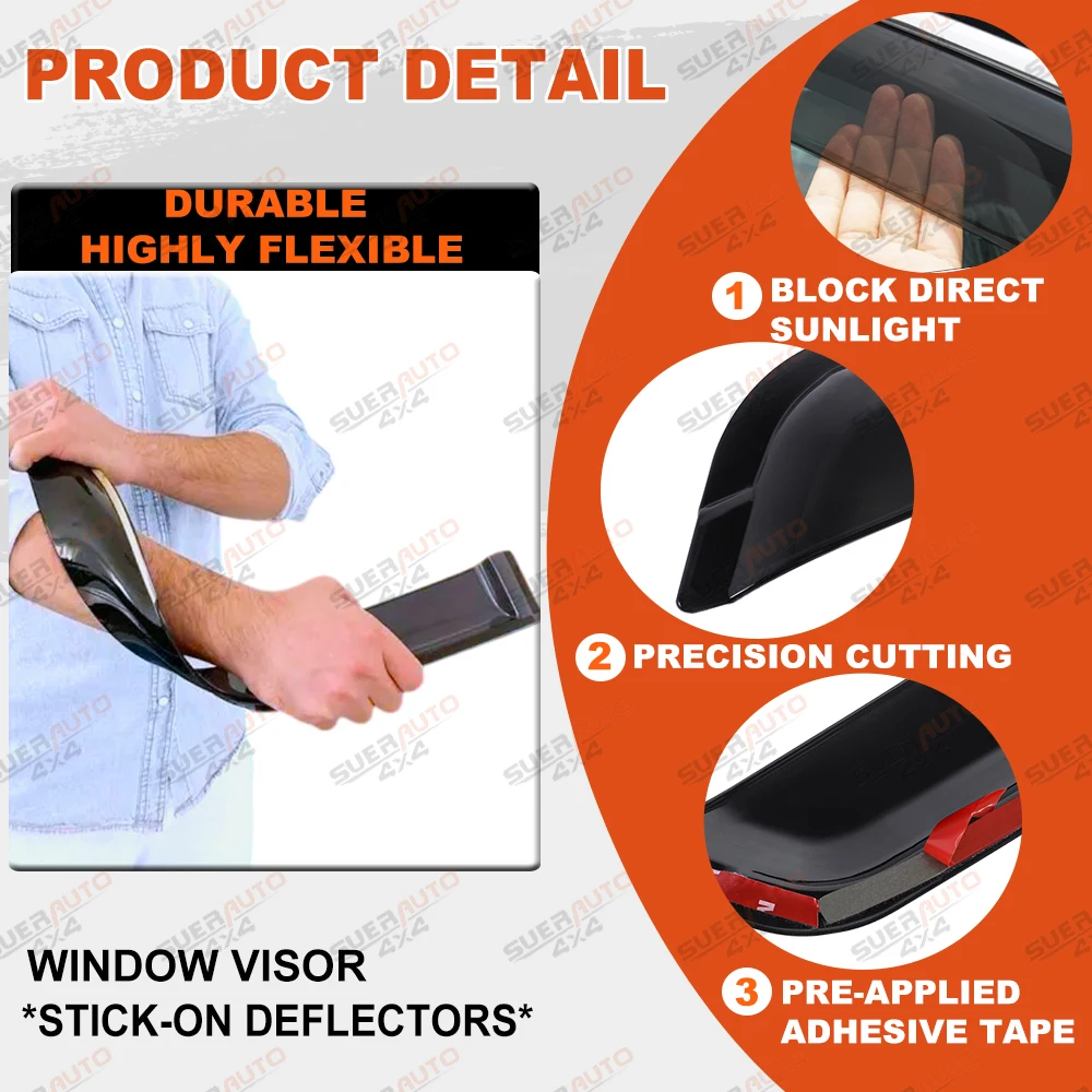 Ford Ranger Window Visors 3