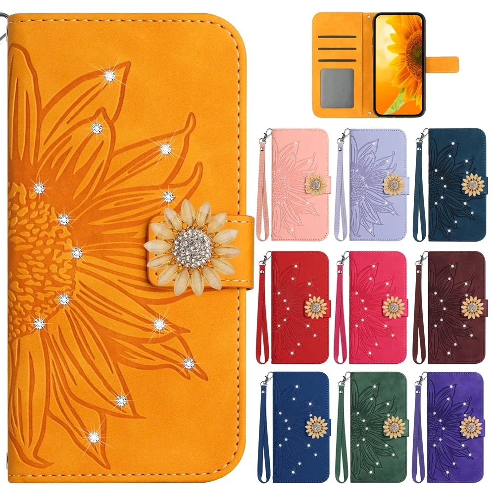 HiCASE Pro Cover Per Huawei P Smart Z - Flip Case In Pelle PU Con Portafoglio E Glitter, Custodia A Libro Con Chiusura Magnetica E Supporto - 2
