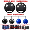 2/4/6/8/10PCS NICE SMILO SM2 SM4 Garage Door Remote Control For SMXI SMX2 SMX2R SMXIS OXI OX2 Gate Opener 433 MHz Rolling Code 2