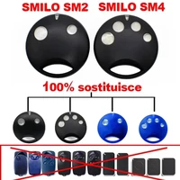 2/4/6/8/10PCS NICE SMILO SM2 SM4 Garage Door Remote Control For SMXI SMX2 SMX2R SMXIS OXI OX2 Gate Opener 433 MHz Rolling Code 2