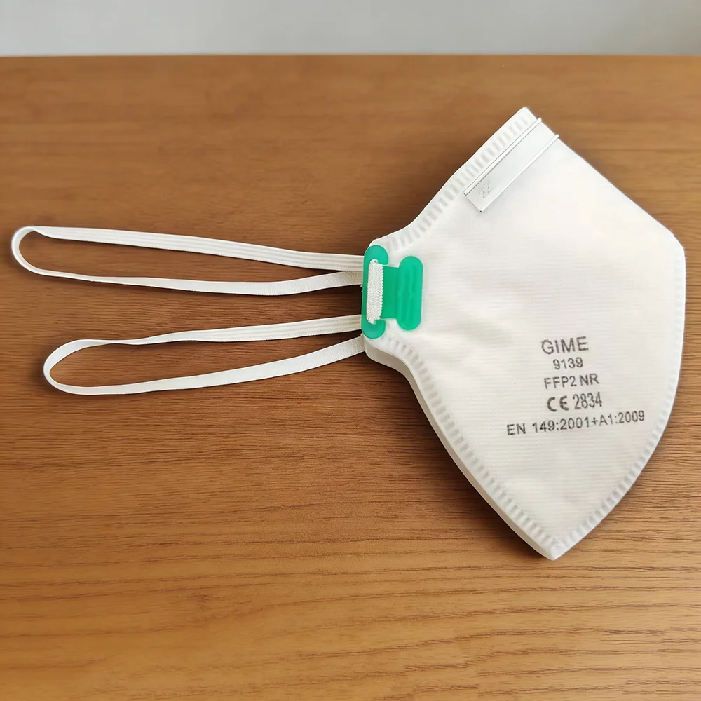 Lot de 20 masques FFP2 blancs avec valve respiratoire