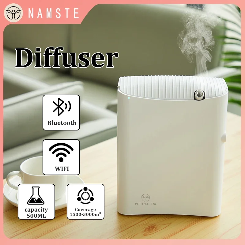 NAMSTE Bluetooth WiFi Aroma Diffuser Essential Oils Fragrance Diffuser ...