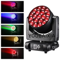 LED Beam+Wash Big Bees Eyes 19x40W RGBW Zoom Moving Head Lighting DJ Disco Stage Effect Equipment 1