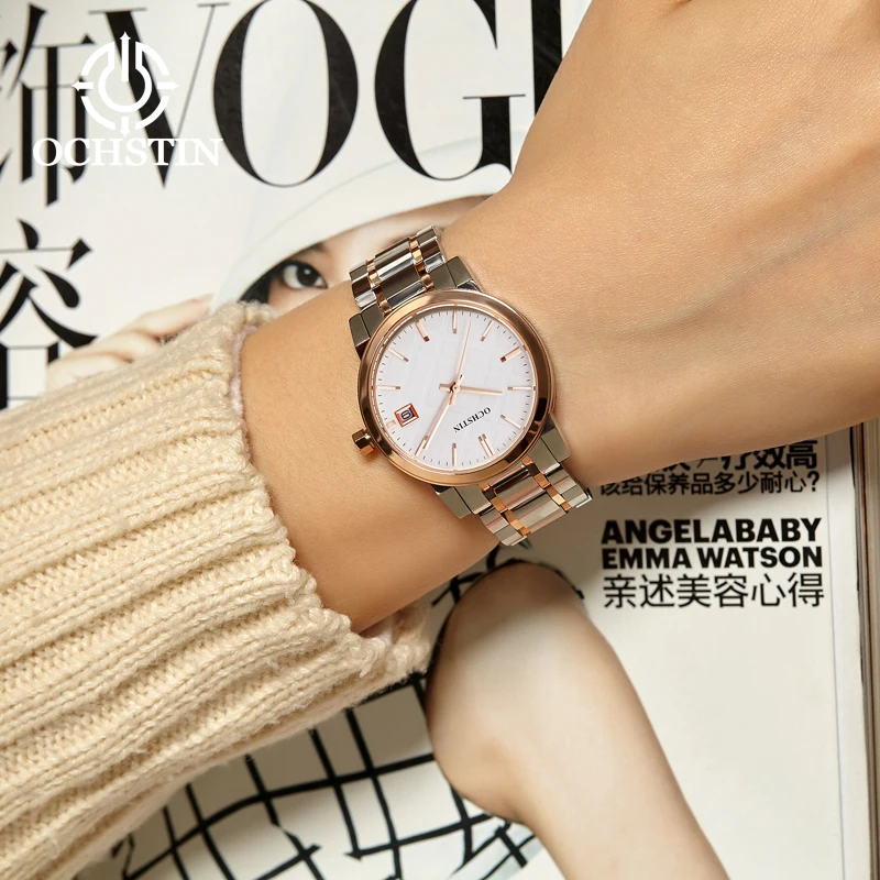 OCHSTIN New 2024 Parangon Perfection Series Business Light Luxury Japanese Quartz Movement Wristwatch Ladies Quartz Watch Watch