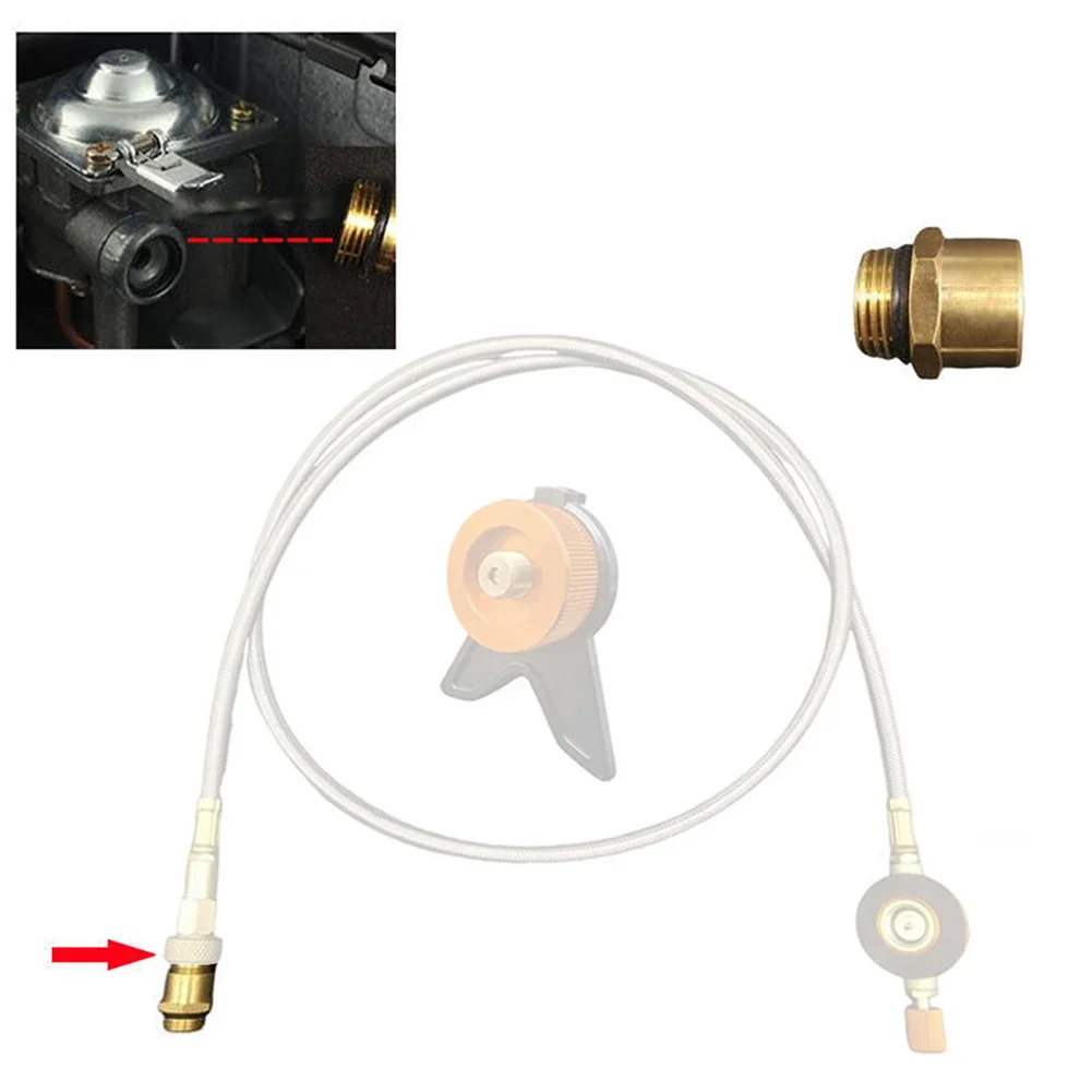 Gas Converter Cassette Gas Connector Cylinder Adapter For Camping Picnic Cassette Furnace Stove Outdoor Backpack Hiking