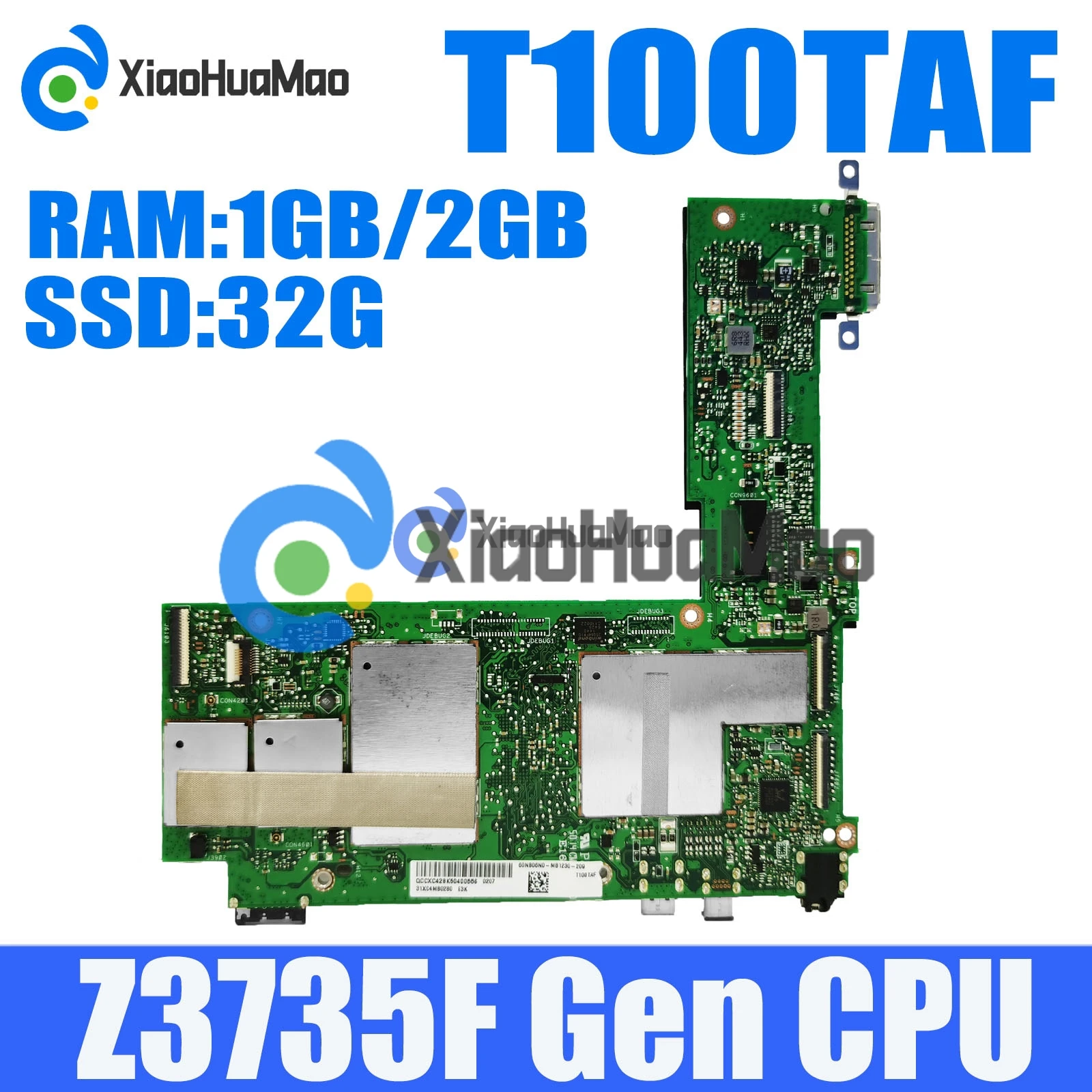 T100TAF For ASUS tablet mainboard Z3735F with CPU 32GB-SSD 1GB 2GB-RAM Motherboard Integrated graphics/discrete graphics chips