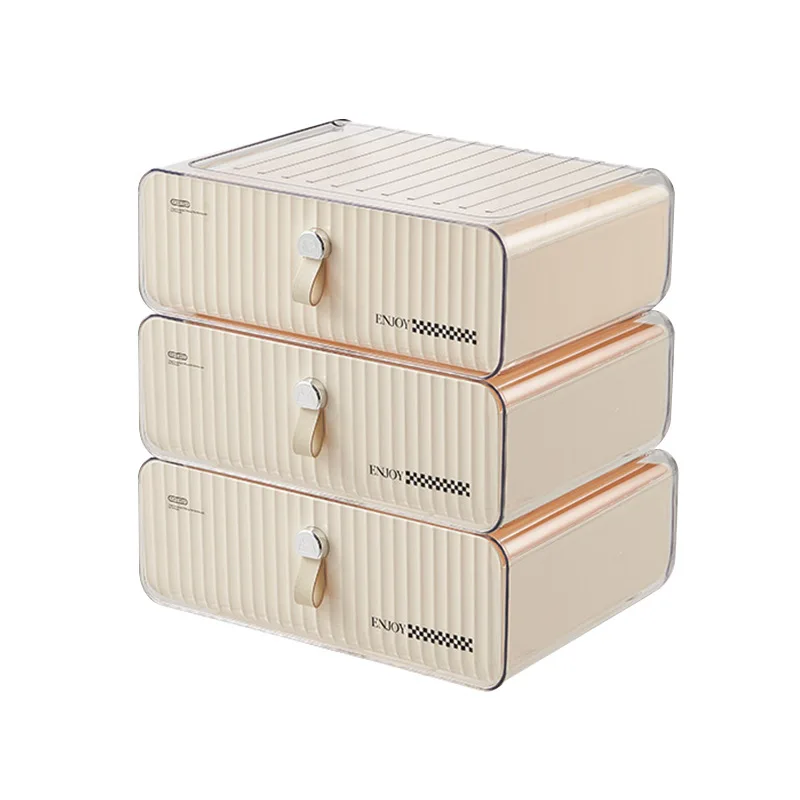 Wardrobe Storage Box Clothes Organizer Toy Storage Box Desktop Drawer Underwear Storage Box Plastic 5