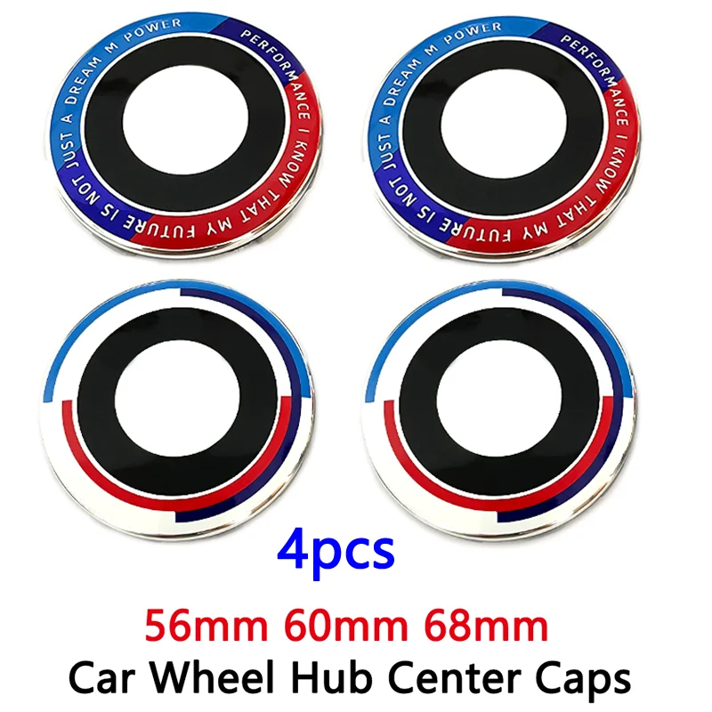 

4pcs 56mm 60mm 68mm 10 Pin For 50th Anniversary Car Wheel Hub Center Cover Rim Caps Badge Emblem Logo Auto Exterior Accessories