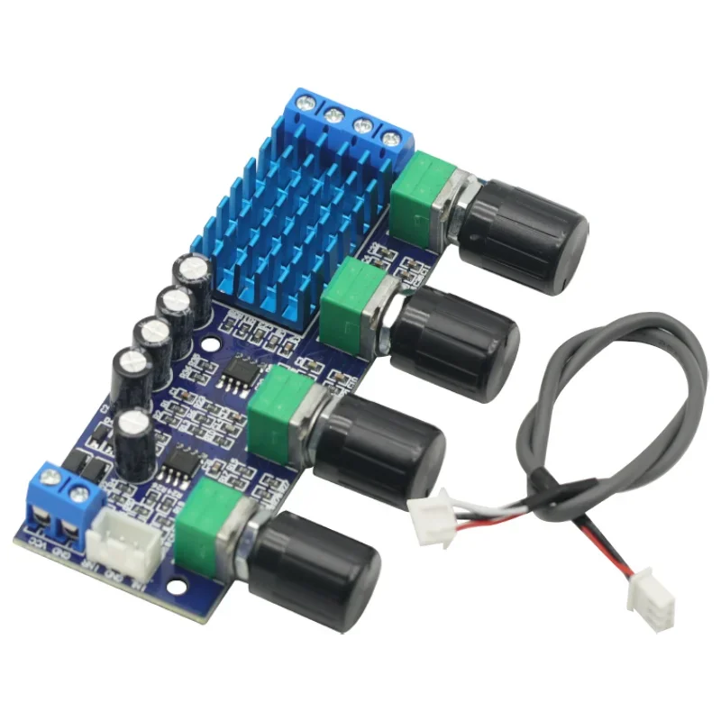 Audio Power Amplifier Board XH-M577 TPA3116D2 High Power Tone Op Amps DC 12-24V Dual-channel Stereo 2 X 80W Digital audio power amplifier board