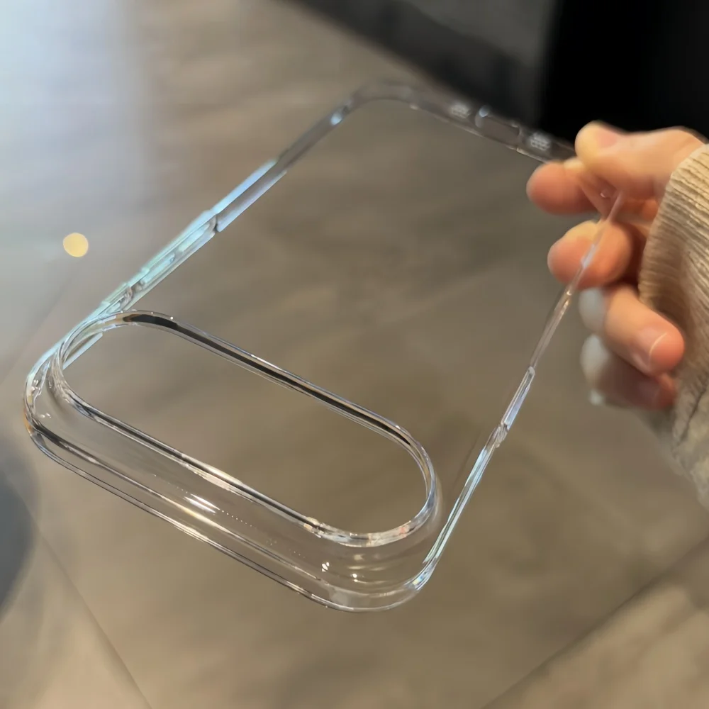 Plain Color HD Transparent Case For iPhone 17.